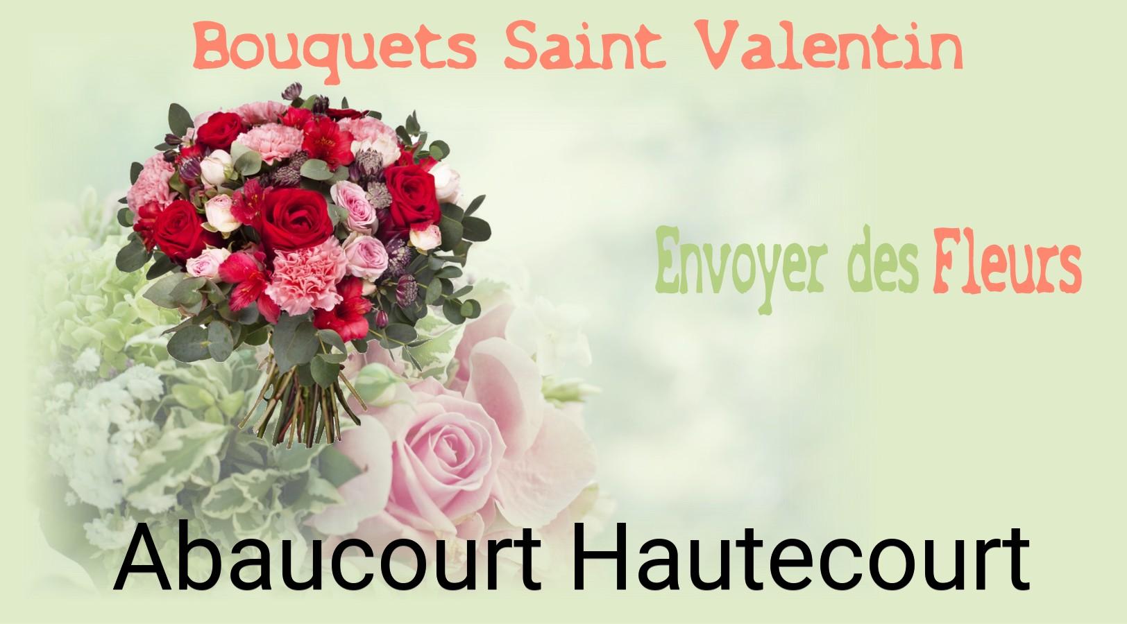 Roses de Saint-Valentin livrées à Abaucourt-Hautecourt